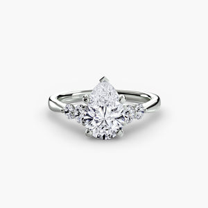 Solitaire with Shoulder Accents 2