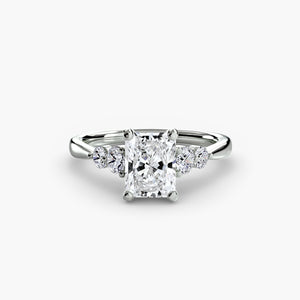 Solitaire with Shoulder Accents 2