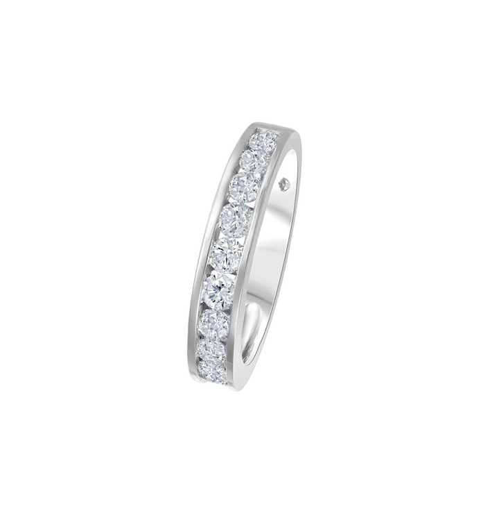 14k White Gold Diamonds Band, TDW: 0.25ct G I