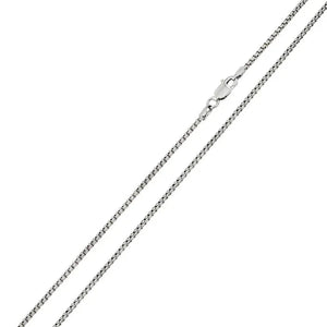 925 Sterling Silver Round Box 030 Chain 1.6mm Round Box 030 Chain 1.6mm