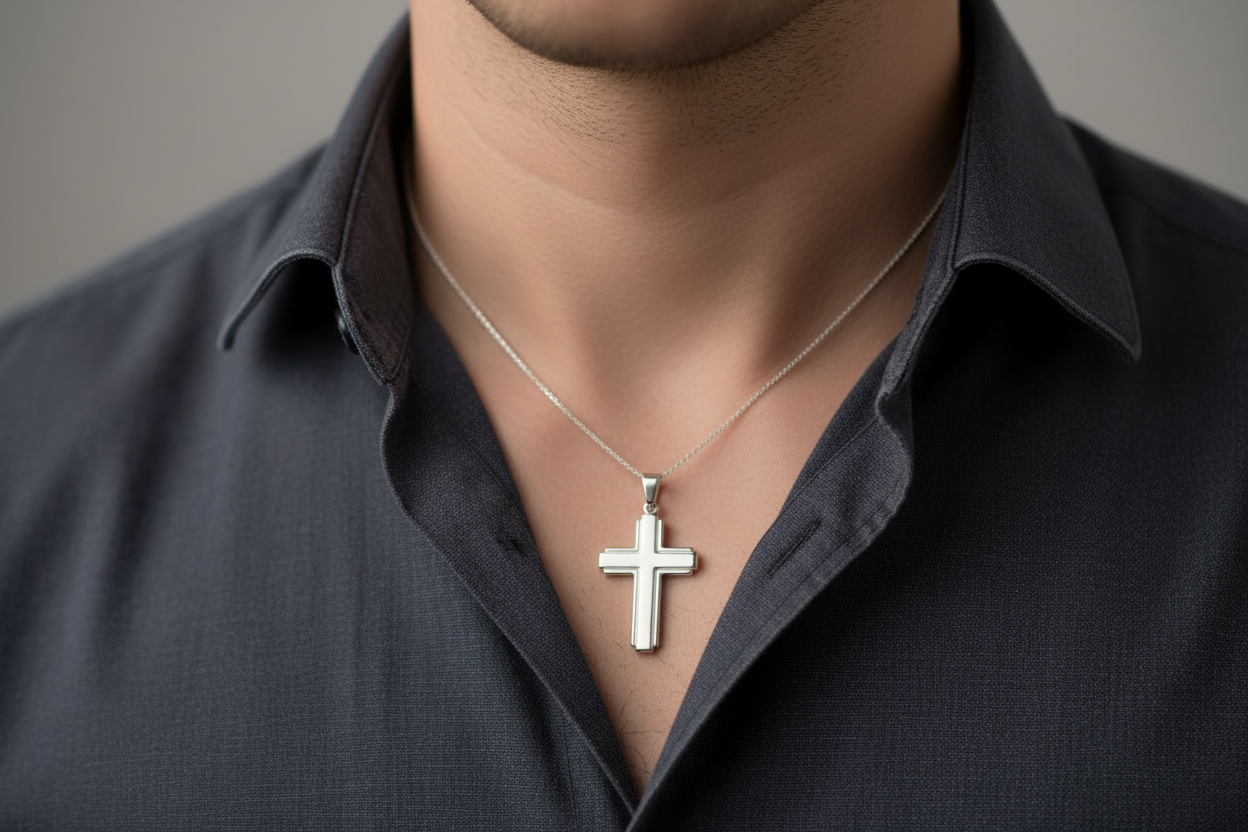 925 Sterling Silver Small Cross Pendant