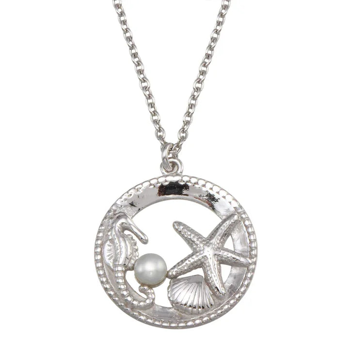 Sterling Silver Pearl Necklace