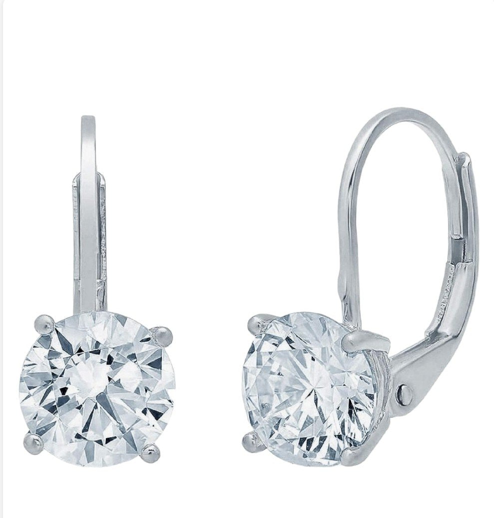 Platinum Diamond Earrings Certified Canadian Diamond: CJIGI6-16-4881 6164883 SI1 G 0.25ct/each Certificat Included. Pt, 0.5ct