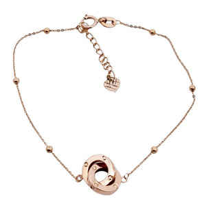 Rose Gold Interwined Hoops Bracelet with Extensions. 18k, 1.94gr, 8