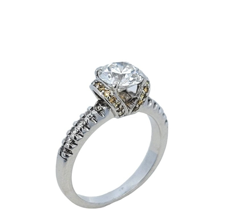 White golden ring sales