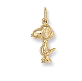 Yellow Gold snoopy Dog pendent, 18k , 1.53gr