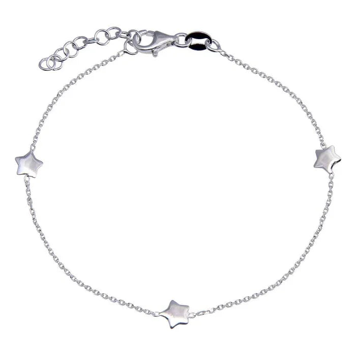 Sterling Silver Star Bracelet