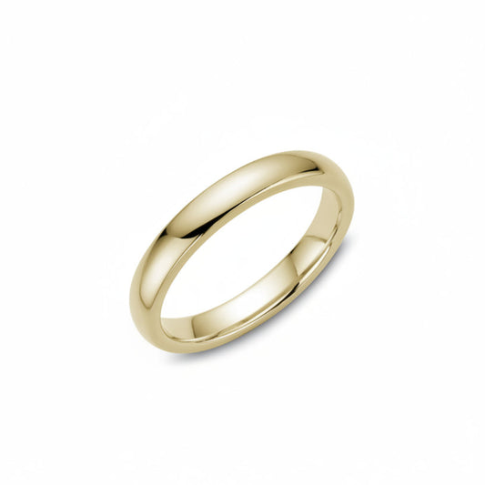 14K Yellow Gold Thin Wedding Band