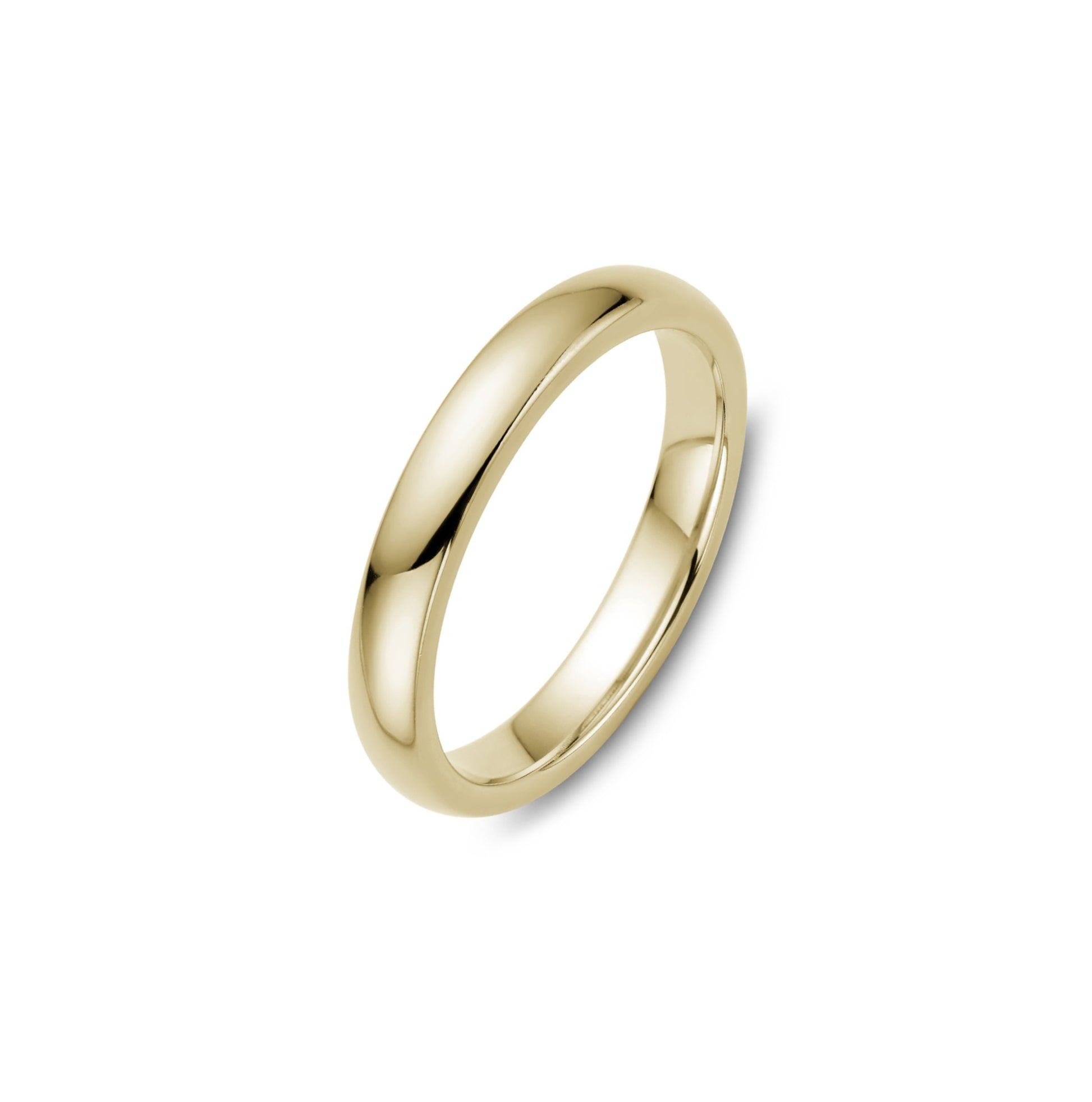 14K Yellow Gold Half Round Ring-3mm