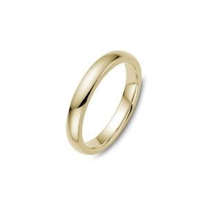 14K Yellow Gold Half Round Ring-3mm