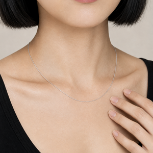 925 Sterling Silver Box Chain Necklace