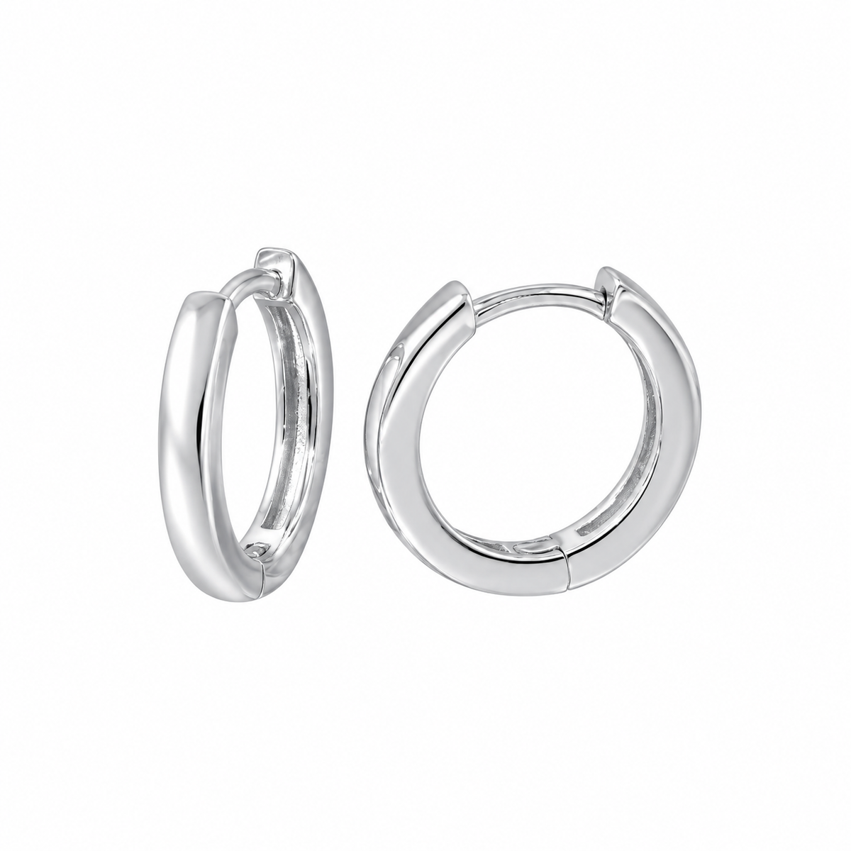 925 Sterling Silver Huggie Hoop Earrings