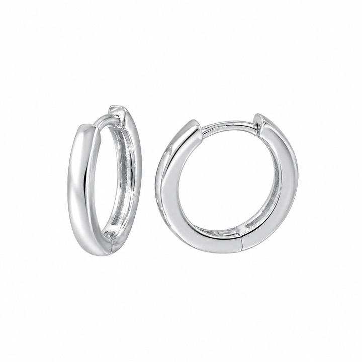 925 Sterling Silver Huggie Hoop Earrings