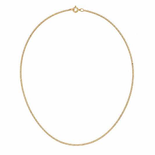 14K Yellow Gold Box Chain