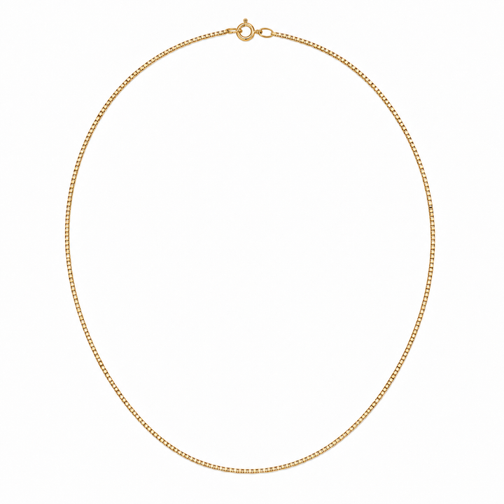 14K Yellow Gold Box Chain