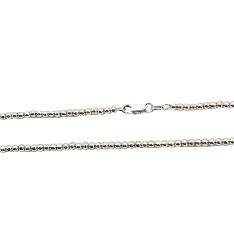 925 Sterling Silver Ball Chain Necklace