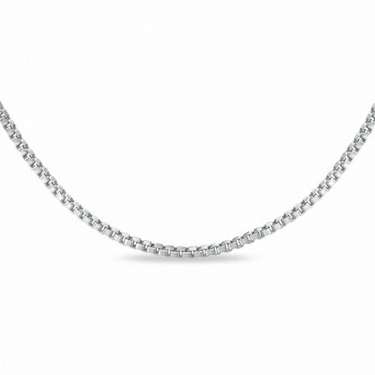 Sterling Silver Box Chain, 925, 20Inches