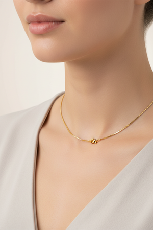 18K Yellow Gold Box Chain. 4.3gr 18" 1.2mm