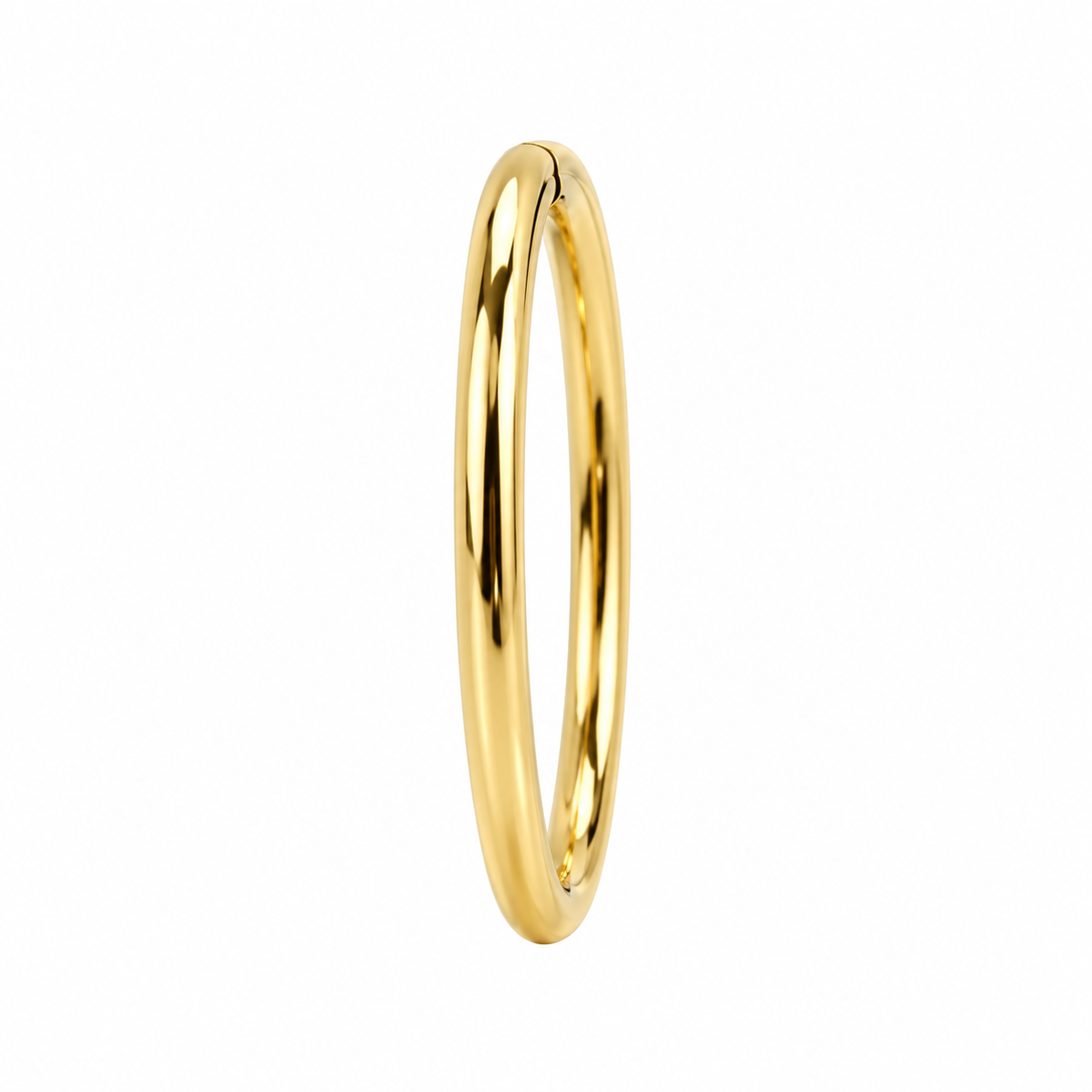 14K Yellow Gold Piercing Hoop