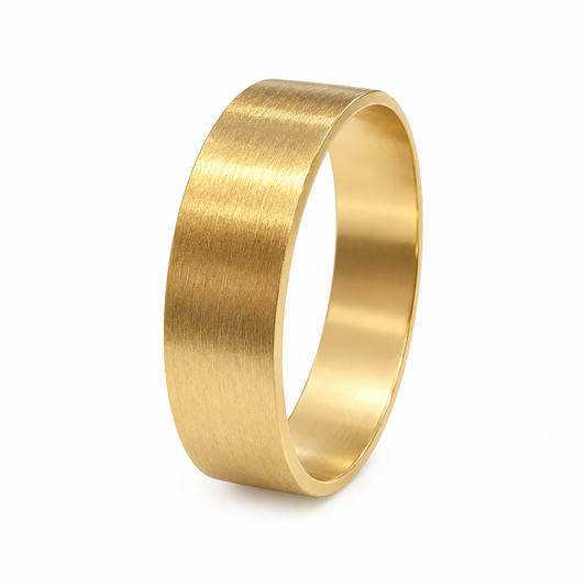 14K Yellow Gold Flat Band