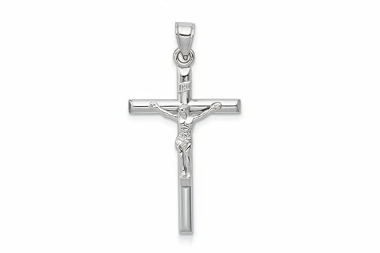 White Gold Crucifix Pendant (cross) 14k