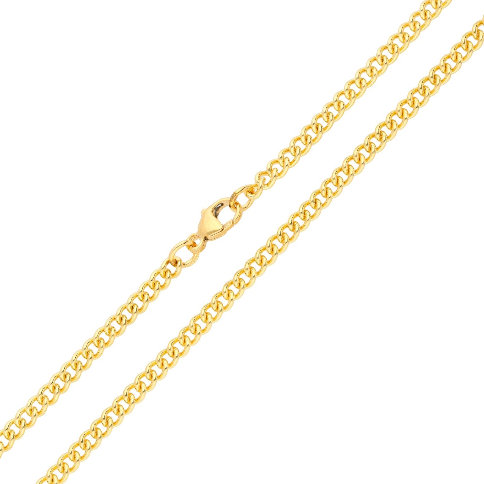 Yellow Gold Curb Chain,14k, 18 Inches