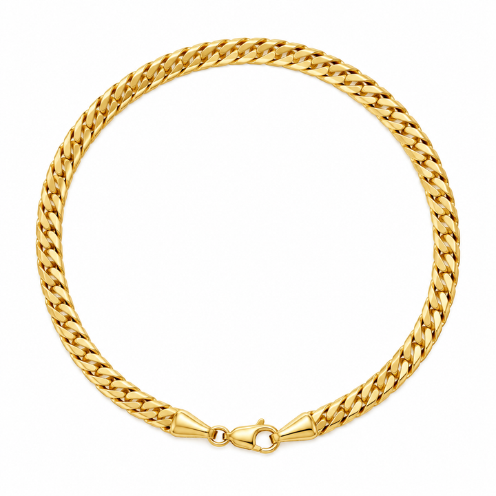 18K Yellow Gold Curb Link Bracelet