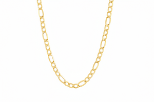 14K Yellow Gold Figaro Chain 4mm