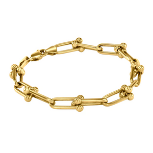 Yellow Gold hardware links Bracelet, 18k, 9.48gr