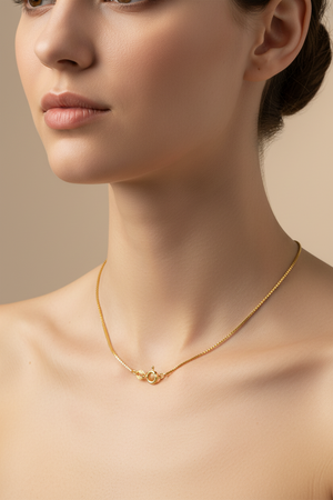 18K Yellow Gold Box Chain 17" 7.8 gr