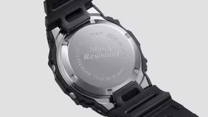Shock Resistant Steel/Resin Digital Watch 42.3mm 200m Water Resistant DW5000R-1A