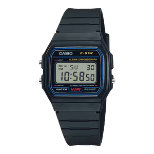 Resin Digital Watch 38.2mm Stopwatch Alarm LED Light