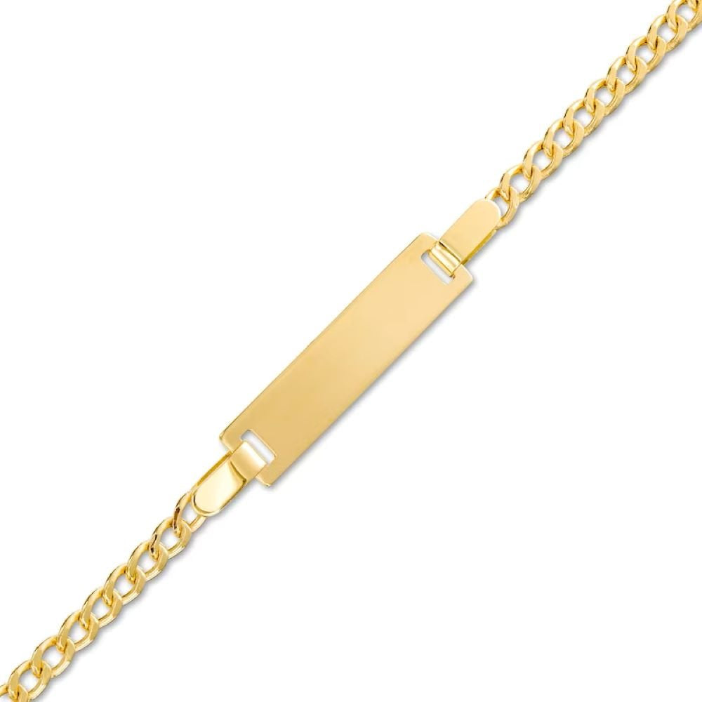 Yellow Gold Kid's ID bracelet, 18k, 1.99gr