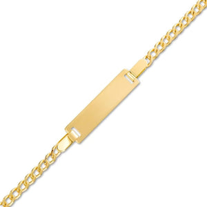 Yellow Gold Kid's ID bracelet, 18k, 1.99gr