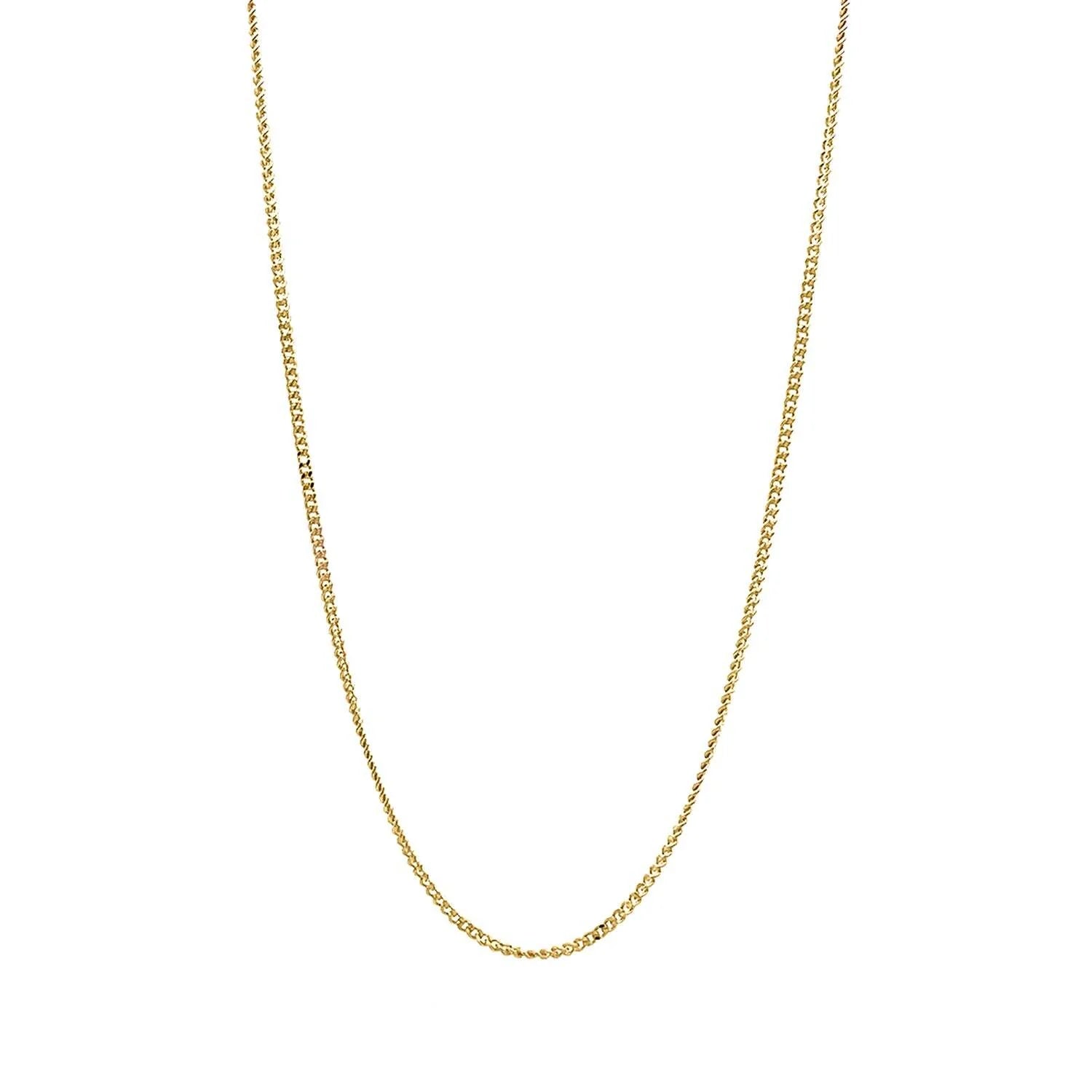 10K Yellow Gold Curb Chain 16"