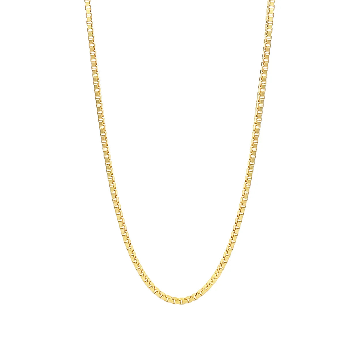 18K Yellow Gold Box Chain 1.38mm 10.36 gr 27"