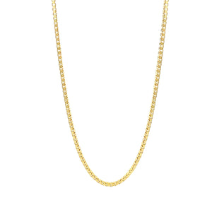 18K Yellow Gold Box Chain 1.38mm 10.36 gr 27"