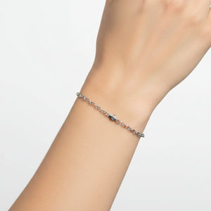 925 Sterling Silver Oval Link Bracelet