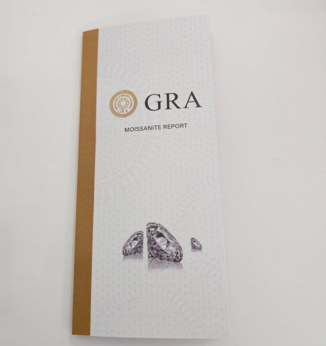 Certified GRA Rhodium Plated 925 Sterling Silver Moissanite Border Cross Hip Hop Pendant.