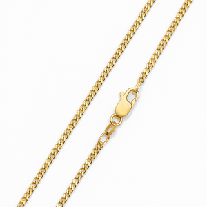 14K Yellow Gold Curb Chain, 28"