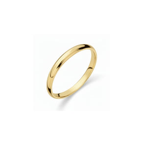 18K Yellow Gold Thin Band - 3mm