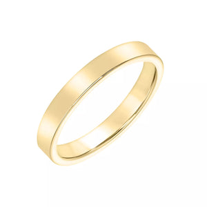 14K Yellow Gold Matte Band 3mm