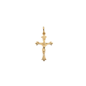 18K Yellow Gold Cross Pendant 1.6gr