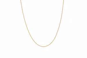 18K Yellow Gold Chain 16 to 18" Adjustable 2.59 gr