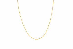 18K Yellow Gold Cable Chain 2.54 gr