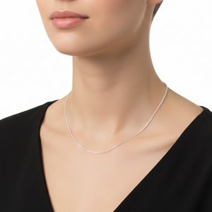 925 Sterling Silver Rolo Link Chain