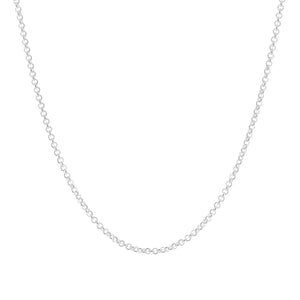 925 Sterling Silver Rolo Link Chain