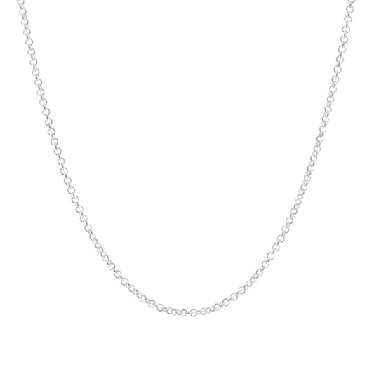925 Sterling Silver Rolo Link Chain