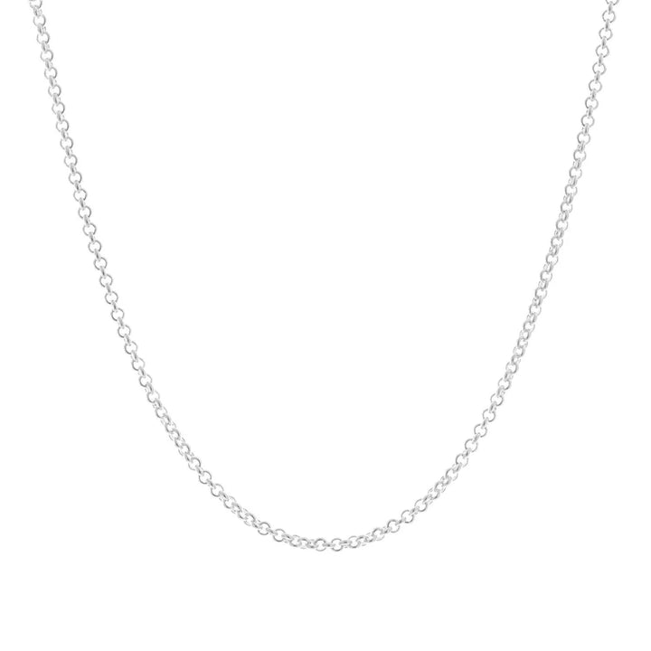 925 Sterling Silver Rolo Link Chain