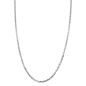 White Gold Rolo Chain. 14k,  24